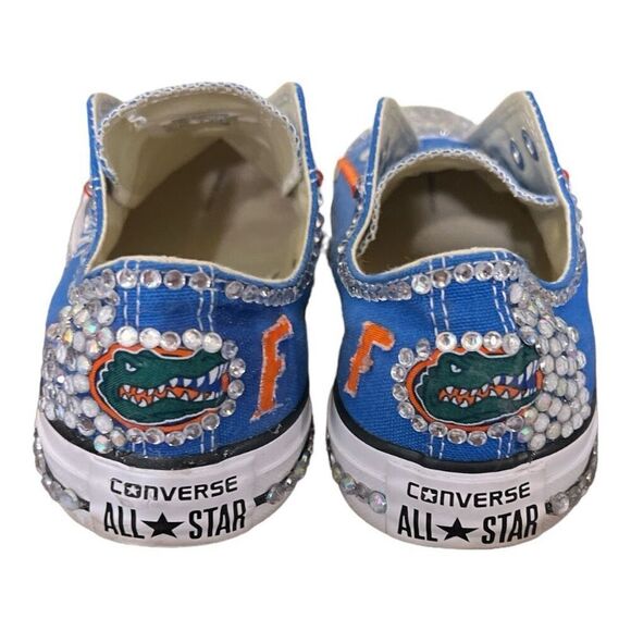 Crystallized Florida Gators Converse Bling-Custom-made men’s 8 woman’s 10 - Picture 3 of 6